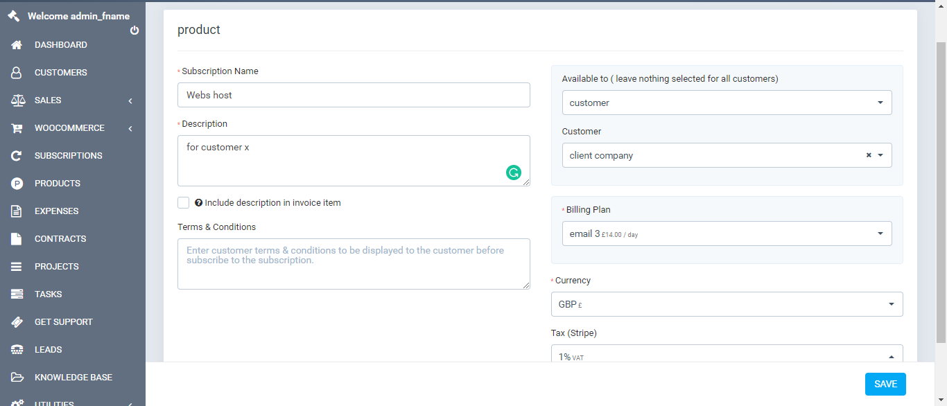 Products and services for Perfex CRM - 2